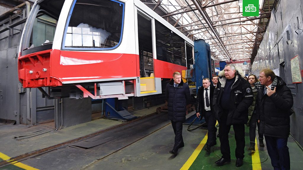 Д. Рогозин ставит задачу по созданию беспилотного медицинского трамвая/ Фото: РИА Новости © 2019, Сергей Мамонтов