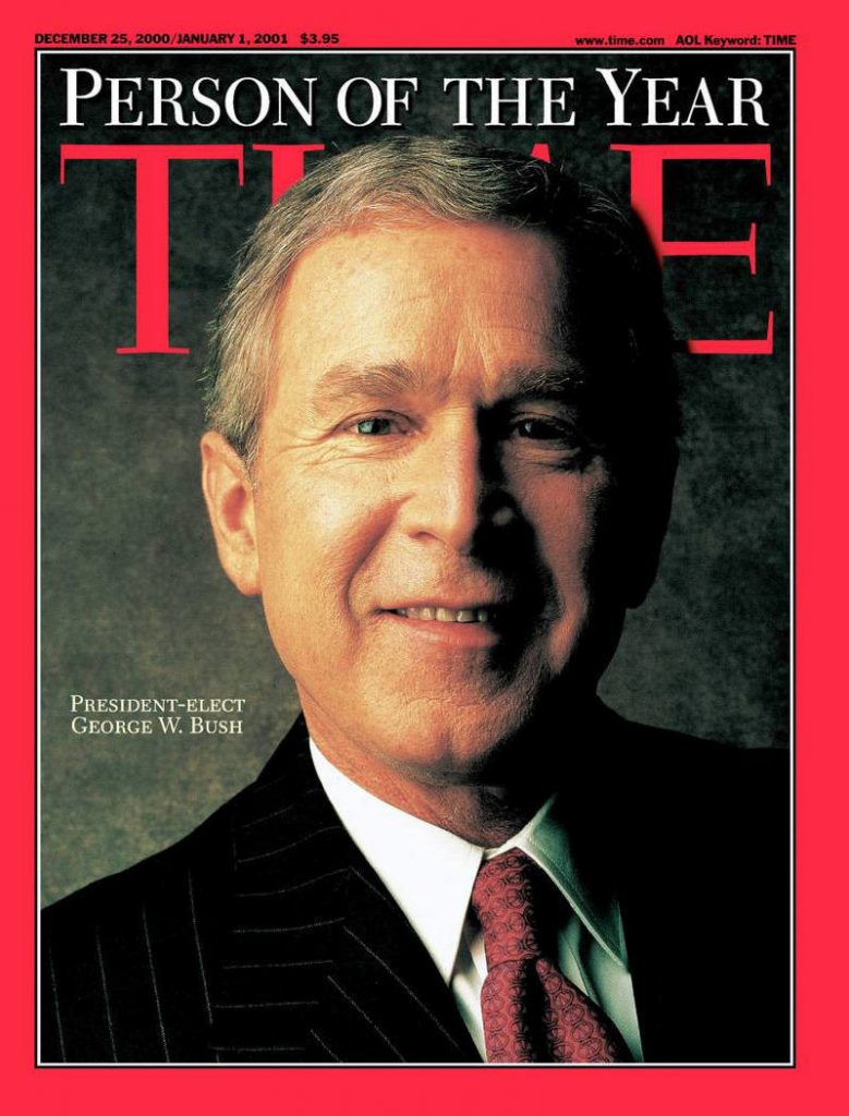 Джордж Буш — человек года по версии журнала TIME
