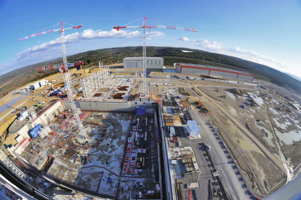 Cтроительство термоядерного реактора ITER во Франции