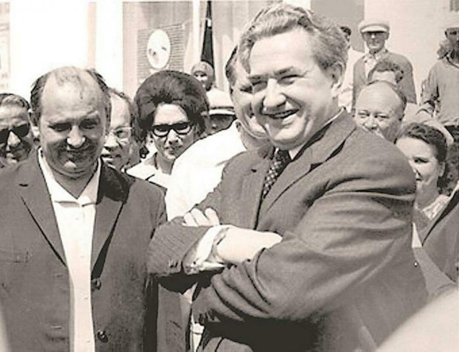 М.С. Горбачёв и Ф.Д. Кулаков