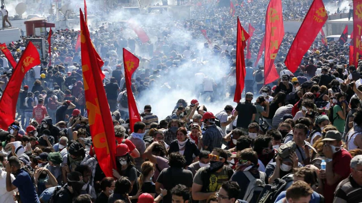 Акция протеста в Турции
