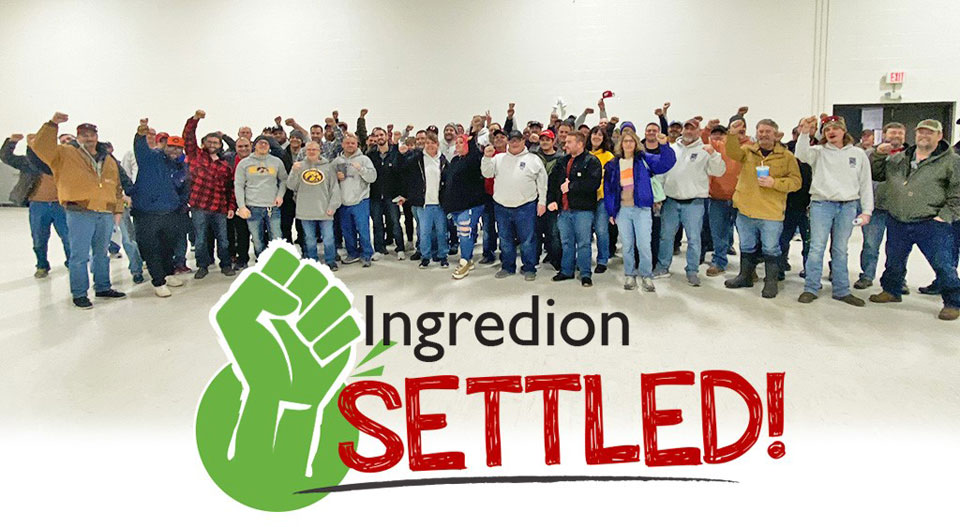 Рабочие Ingredion побеждают в борьбе за новый договор после 175-дневной забастовки